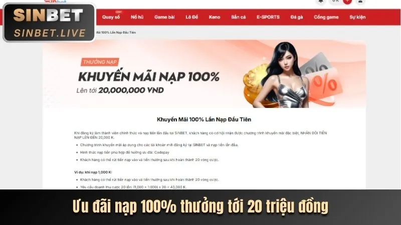 Khuyến mãi hoàn trả không giới hạn